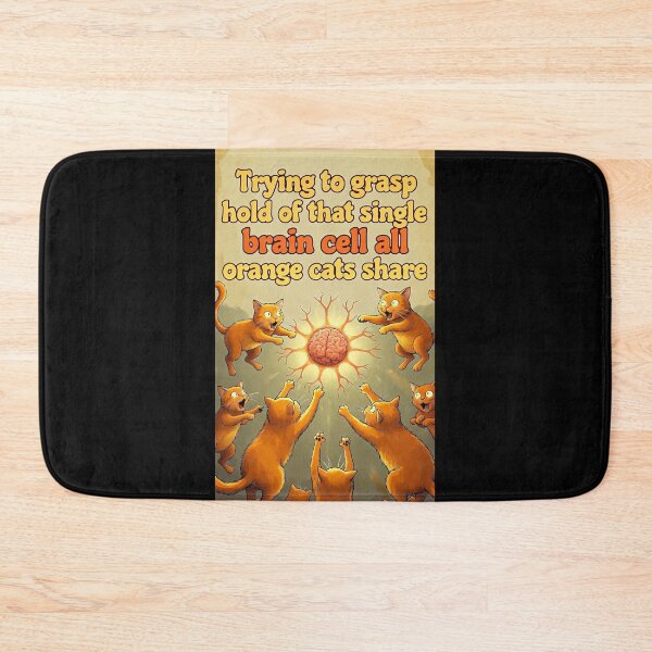 Item preview, Orange Cats Single Brain Cell - Share a Single Brain Cell 1 of 4 designed and sold by Beachy.