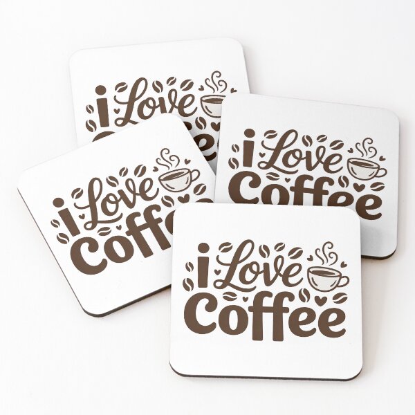 Item preview, I Love Coffee, Coffee Lover designed and sold by graphic-genie.