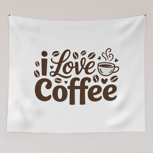Item preview, I Love Coffee, Coffee Lover designed and sold by graphic-genie.