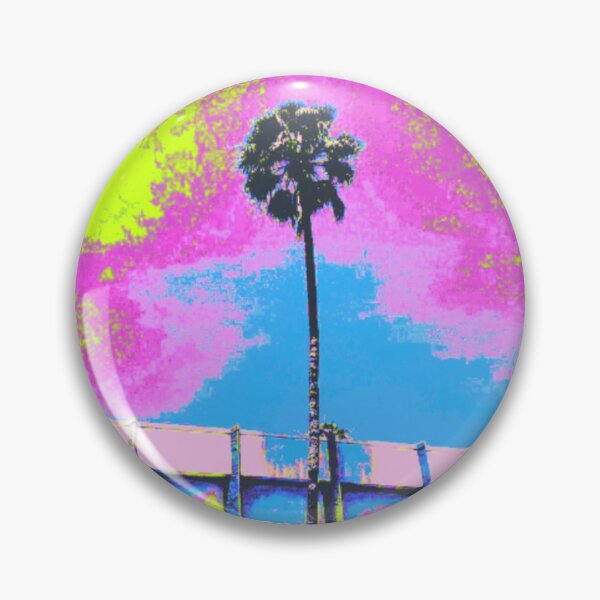 Item preview, Keep Palm and Carry On - PINK/YELLOW designed and sold by Ink & Print Store .
