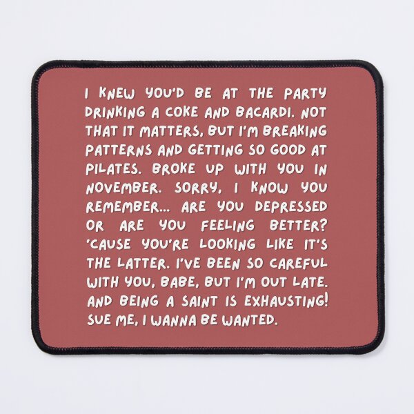 Item preview, Sue Me Lyrics - Audrey Hobert designed and sold by whygracie.