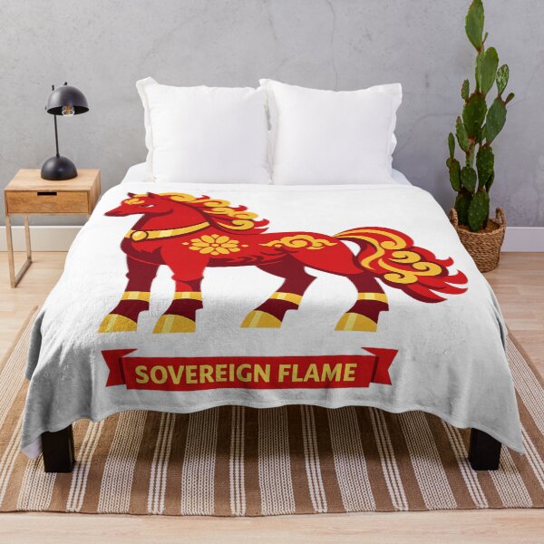 Item preview, Sovereign Flame Fire Horse – Regal Zodiac Horse Design designed and sold by Vendeloc.