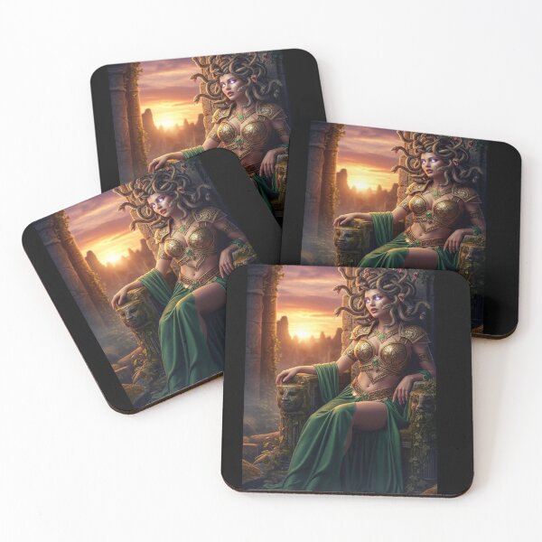 Item preview, Medusa on throne, Sunset designed and sold by Prestons Corner.