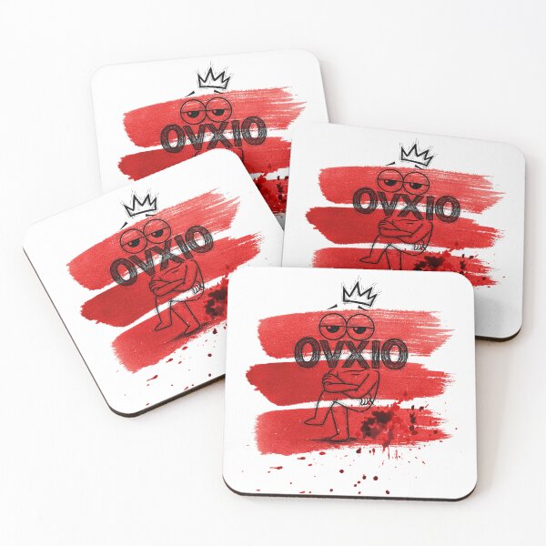 Item preview, OVXIO Urban King Mood - Edgy Red Graffiti Art designed and sold by OVXIO.