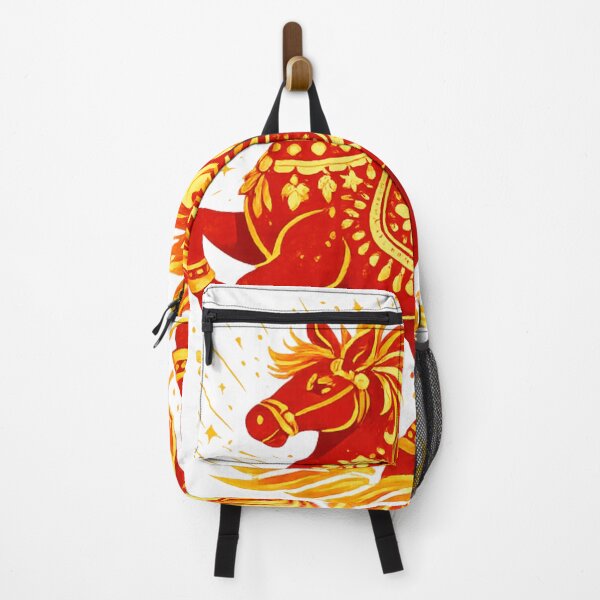 Item preview, Radiant Prosperity Fire Horse – Lunar New Year Zodiac Flame Art designed and sold by Vendeloc.