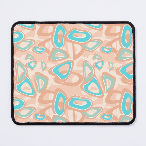 Item preview, Abstract blue with brown pattern retro designed and sold by fuzzyfox.
