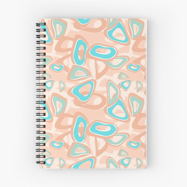 Item preview, Abstract blue with brown pattern retro designed and sold by fuzzyfox.
