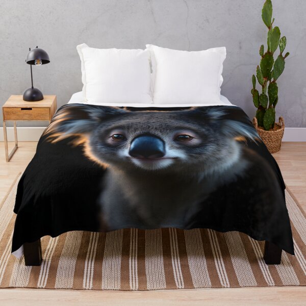 Item preview, Guardian Calm Koala – Cinematic Night Wildlife Portrait designed and sold by DreamyWallVibes.