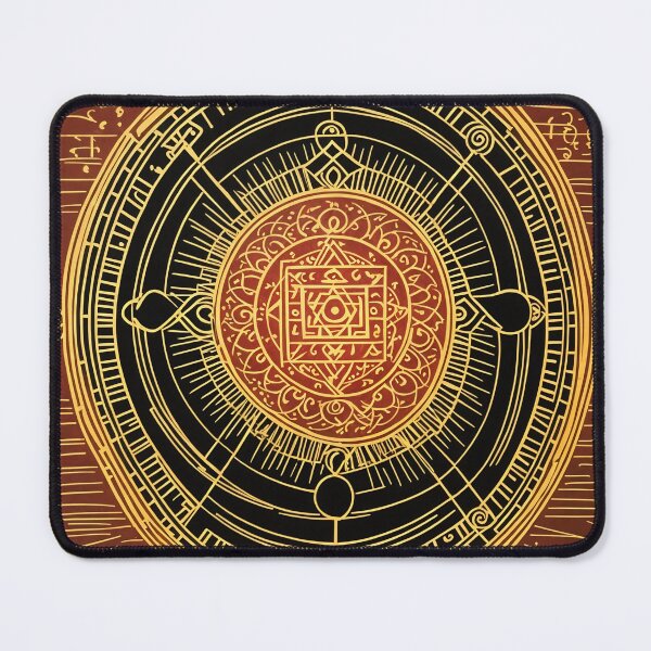Item preview, Folk design inspired by yantra to focus the mind designed and sold by ShaDeS-AI-Art.
