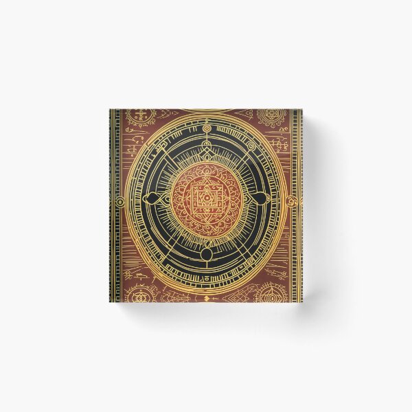 Item preview, Folk design inspired by yantra to focus the mind designed and sold by ShaDeS-AI-Art.
