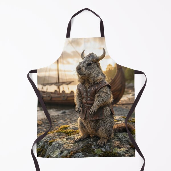 Item preview, Groundhog Viking designed and sold by Tridentulus.