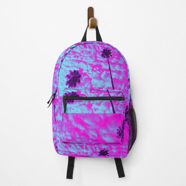 Item preview, Palms + Neon Skies - PINK/ PURPLE designed and sold by Ink & Print Store .