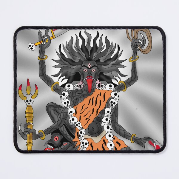 Item preview, Goddess Chamunda Fierce Design – Hindu Divine Power Art designed and sold by Harshit_Digital_Arts.