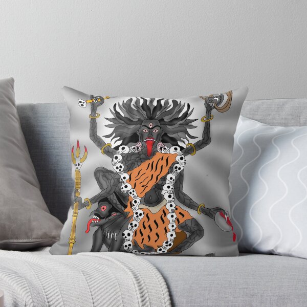 Item preview, Goddess Chamunda Fierce Design – Hindu Divine Power Art designed and sold by Harshit_Digital_Arts.