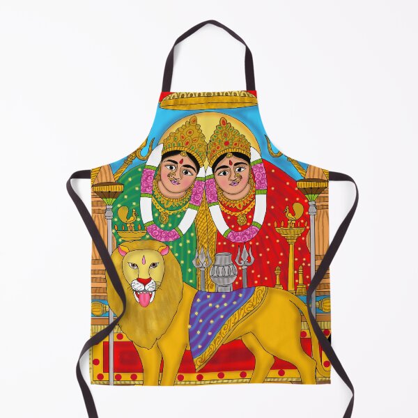 Item preview, Chamunda Devi Spiritual Artwork – Mythological Goddess Illustration designed and sold by Harshit_Digital_Arts.