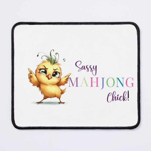 Item preview, Mahjong Chick designed and sold by The Sassy Print.