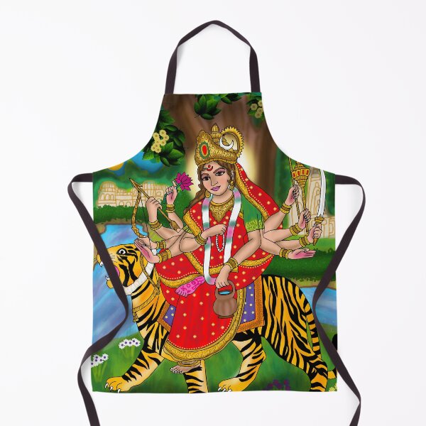 Item preview, Goddess Chandraghanta Divine Design – Navdurga Spiritual Art designed and sold by Harshit_Digital_Arts.