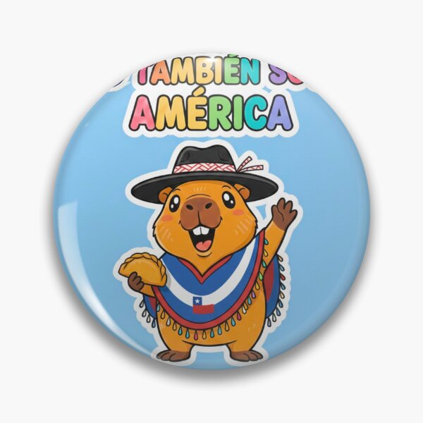 Item preview, Kawaii Chilean Capybara – I am also America designed and sold by FRADEX STORE.