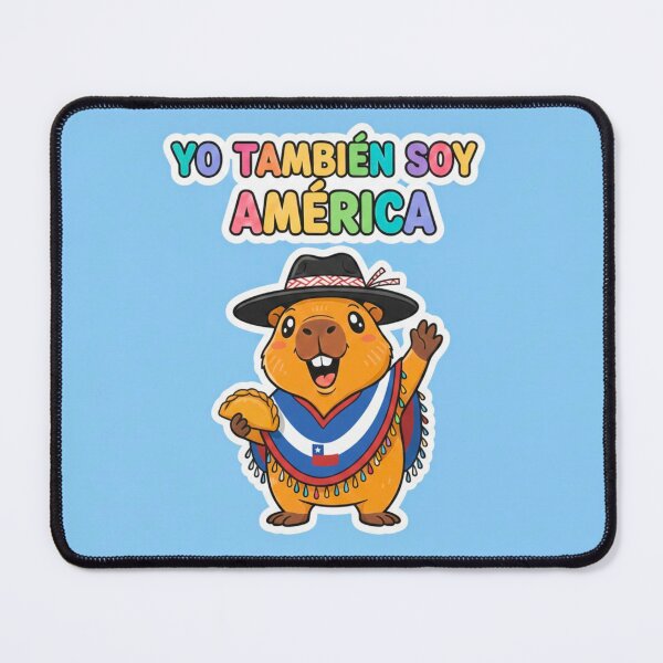 Item preview, Kawaii Chilean Capybara – I am also America designed and sold by FRADEX STORE.