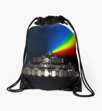 My Castle in the Sky Drawstring Bag