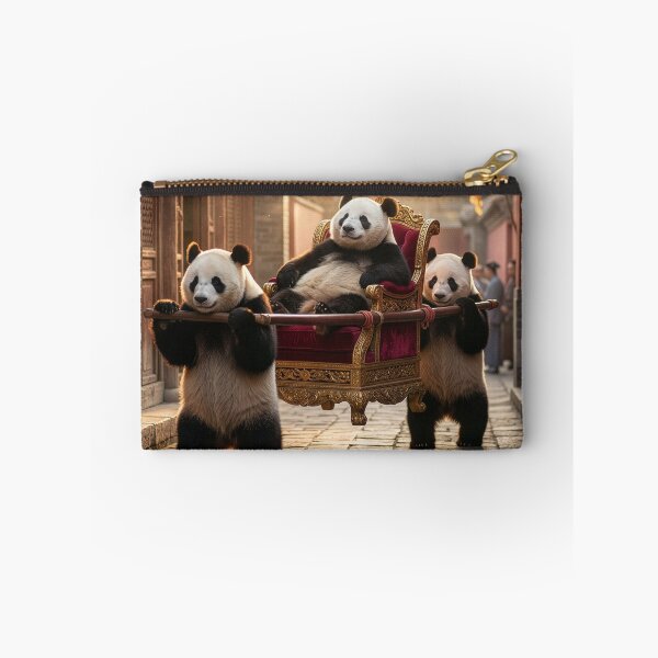 Item preview, Panda Borne Along on a Fancy Chair Litter designed and sold by Tridentulus.