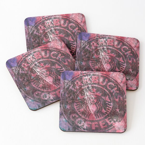 Item preview, STARBUCKS PRINT PAINTING TIE DIE designed and sold by mondayvalov.