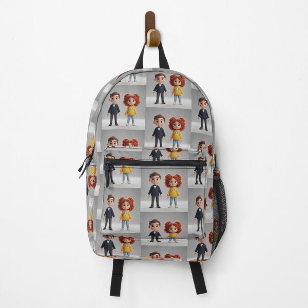 Item preview, Cute 3D Cartoon Boy and Girl Character Duo designed and sold by TrendTonic1.