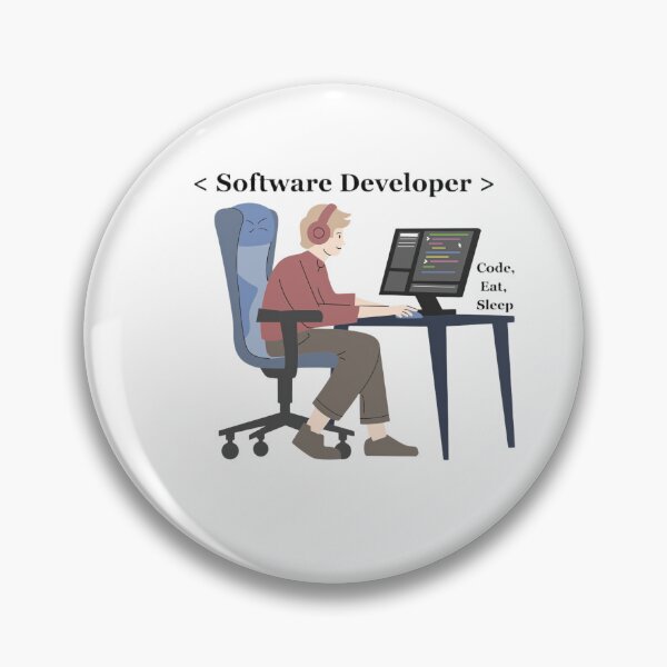 Item preview, Software Developer Life – Code, Eat, Sleep designed and sold by Heisenberg-Arts.
