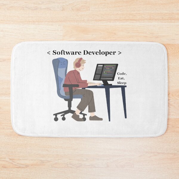 Item preview, Software Developer Life – Code, Eat, Sleep designed and sold by Heisenberg-Arts.