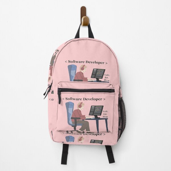 Item preview, Software Developer Life – Code, Eat, Sleep designed and sold by Heisenberg-Arts.