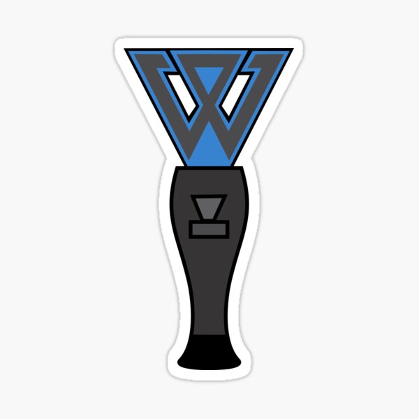 winner black lightstick pattern sticker by k waii redbubble