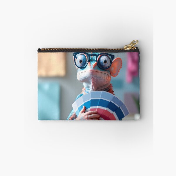 Item preview, Serious Chameleon Interior Designer – Funny Animal Color Consultant Art designed and sold by DreamyWallVibes.