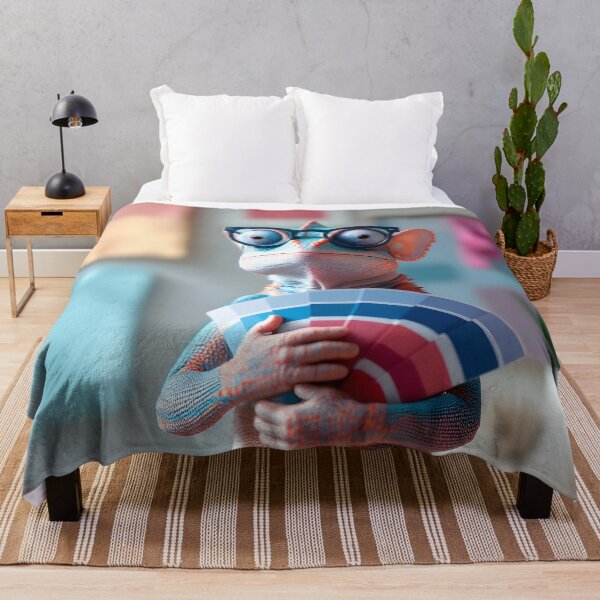 Item preview, Serious Chameleon Interior Designer – Funny Animal Color Consultant Art designed and sold by DreamyWallVibes.