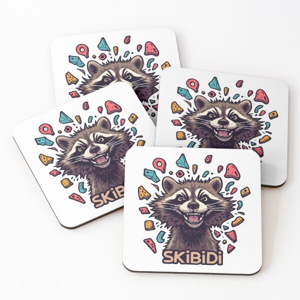 Item preview, Skibidi Raccoon Sticker – Viral Meme designed and sold by shlepyart.