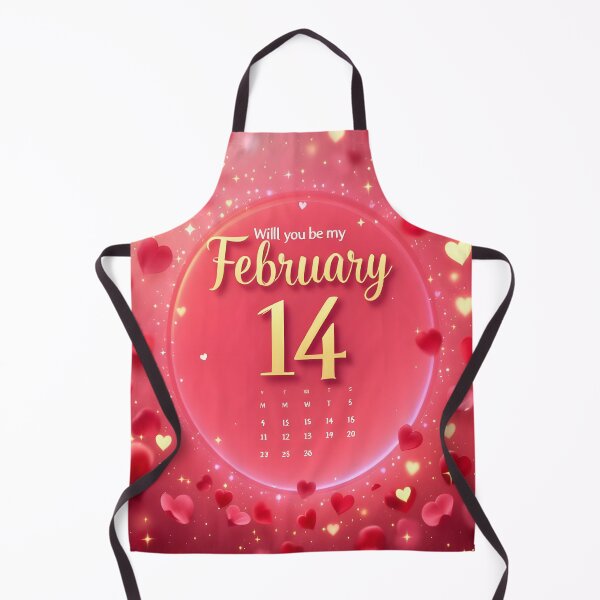 Item preview, "Romantic Valentine's Day Calendar 2026 - Hearts & Love Design" designed and sold by DreamyWallVibes.