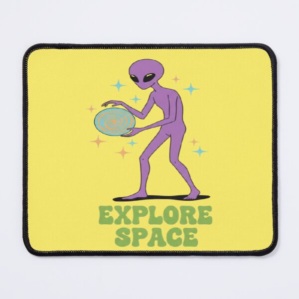 Item preview, Explore Space Retro Purple Alien designed and sold by My-Hoodies.