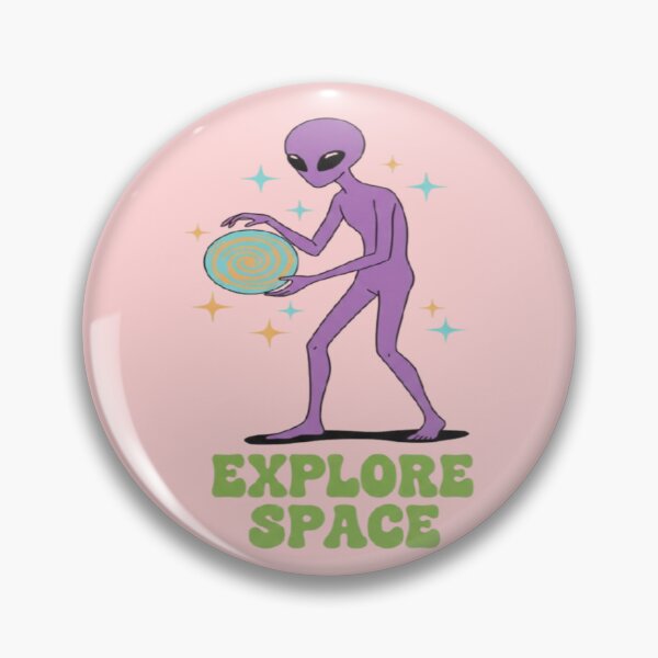 Item preview, Explore Space Retro Purple Alien designed and sold by My-Hoodies.