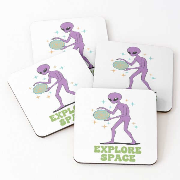 Item preview, Explore Space Retro Purple Alien designed and sold by My-Hoodies.