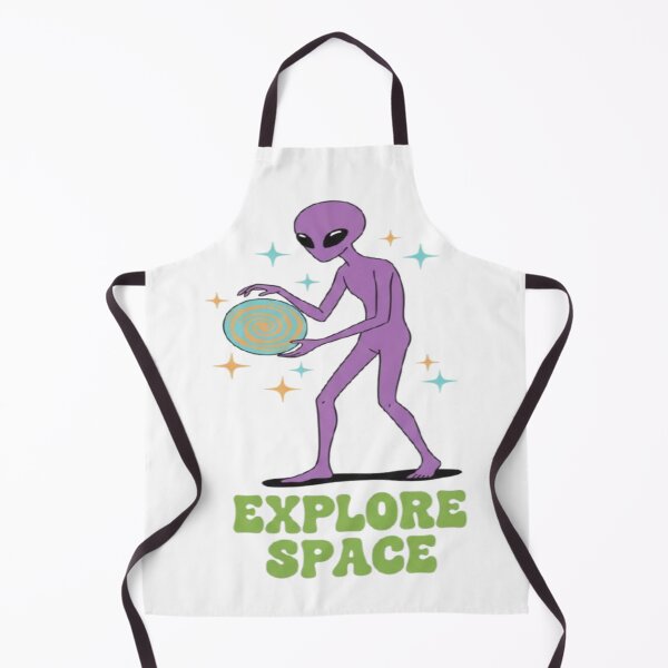 Item preview, Explore Space Retro Purple Alien designed and sold by My-Hoodies.