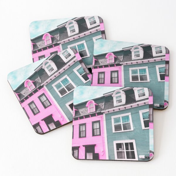 Item preview, Pastel Row Houses of St. John’s designed and sold by Ink & Print Store .