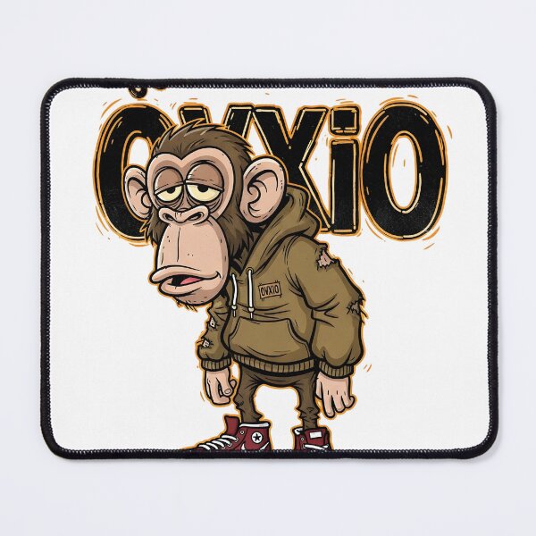 Item preview, Just Existing - Funny Tired Monkey Mood Art designed and sold by OVXIO.