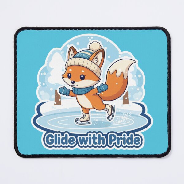 Item preview, Glide With Pride Winter Fox designed and sold by PrintBreeze.