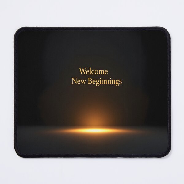 Item preview, Welcome New Beginnings 2026 | Zen Meditation Sunrise Motivational Poster designed and sold by DreamyWallVibes.