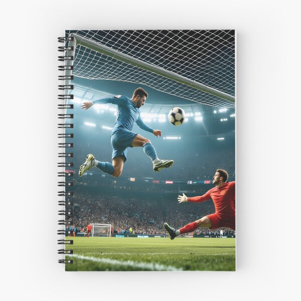 Item preview, Soccer High Kick Goal | Epic Football Action Art designed and sold by DreamyWallVibes.