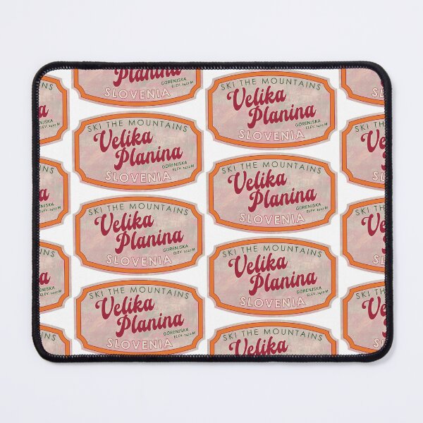Item preview, Velika Planina, Slovenia, Gorenjska, Ski, textured skiing badge designed and sold by Wanderful-roads.
