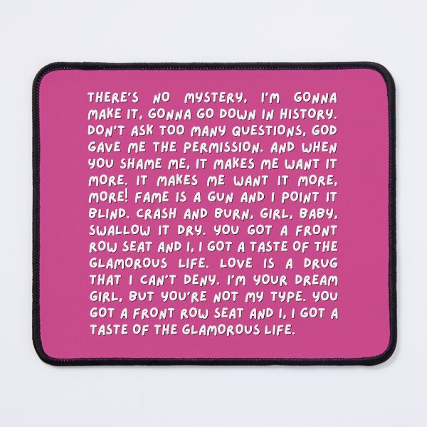 Item preview, Fame Is A Gun Lyrics - Addison Rae designed and sold by whygracie.