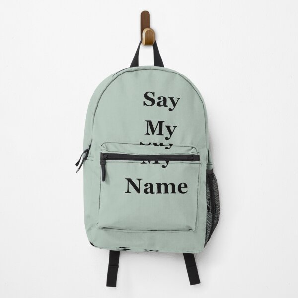 Item preview, Say My Name – Minimal Typography Design designed and sold by Heisenberg-Arts.