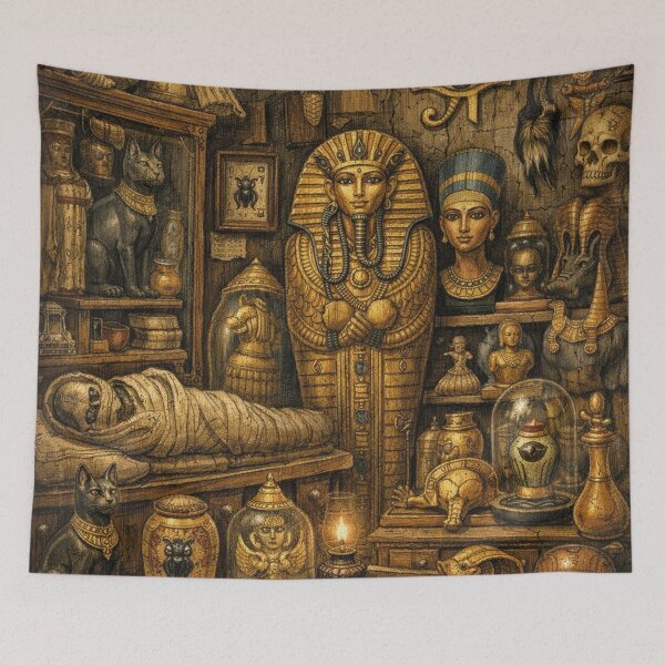 Item preview, Mysterious Treasury Ancient Egypt Pharaoh Design designed and sold by Mauswohn.