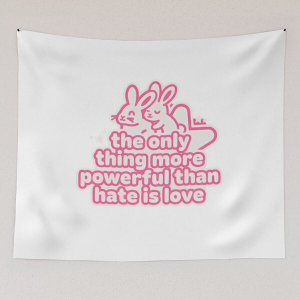 Item preview, The Only Thing More Powerful Than Hate Is Love Rise With Courage designed and sold by SkeletonsDanger.