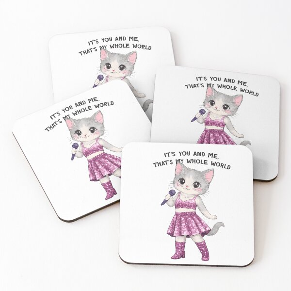 Item preview, It’s You and Me, That’s My Whole World Cat designed and sold by CatEra Studio.